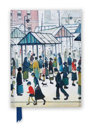 L.S. Lowry: Market Scene (Foiled Journal)