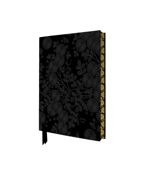 Uematsu Hobi: Box Decorated with Chrysanthemums Artisan Art Pocket Notebook (Flame Tree Journals)