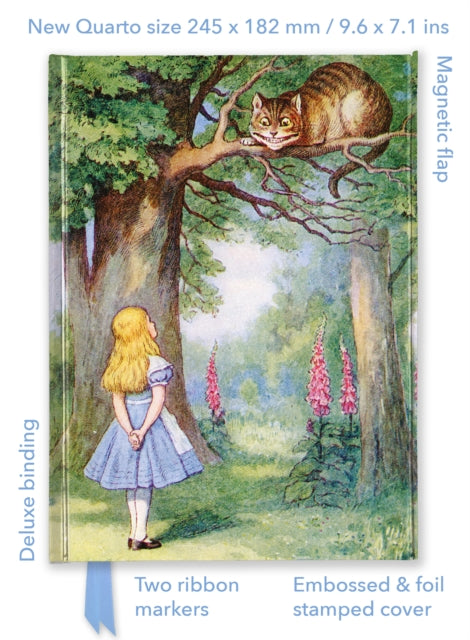 Book cover of: John Tenniel: Alice and the Cheshire Cat (Foiled Quarto Journal)