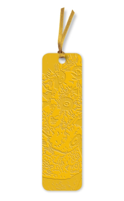 Vincent van Gogh: Sunflowers Artisan Art Vegan Leather Bookmarks (pack of 10)