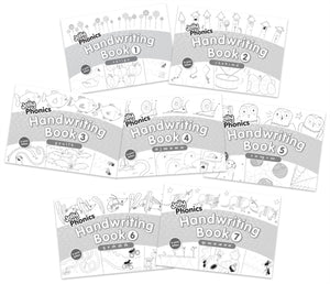 Jolly Phonics Handwriting Books Complete Set (1-7), In Print Letters (American English Edition)