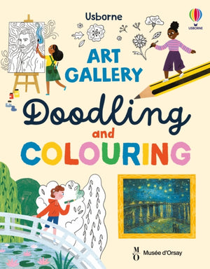 Art Gallery Doodling and Colouring