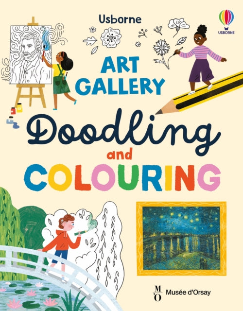 Book cover of: Art Gallery Doodling and Colouring