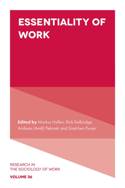 Book cover of: Essentiality of Work