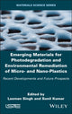 Book cover of: Emerging Materials for Photodegradation and Environmental Remediation of Micro- and Nano-Plastics