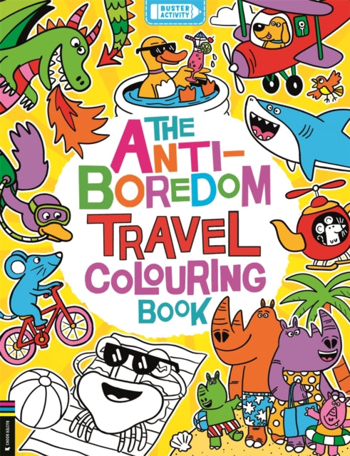 Anti-Boredom Travel Colouring Book