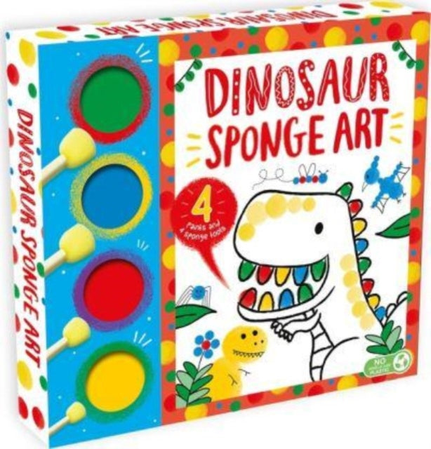 Book cover of: Dinosaur Sponge Art