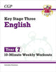 Book cover of: KS3 Year 7 English 10-Minute Weekly Workouts