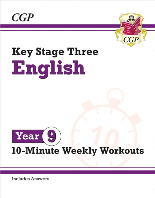 Book cover of: KS3 Year 9 English 10-Minute Weekly Workouts