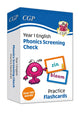 Book cover of: Phonics Screening Check Flashcards - for the Year 1 test