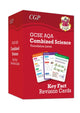 Book cover of: New GCSE Combined Science AQA Foundation Key Fact Revision Cards - Summary cards for quick revision