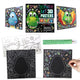 Book cover of: Scratch Art 3D Posters: T-Rex & Friends