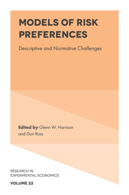 Book cover of: Models of Risk Preferences. By: Glenn W. Harrison