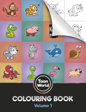 Toon World Colouring Book