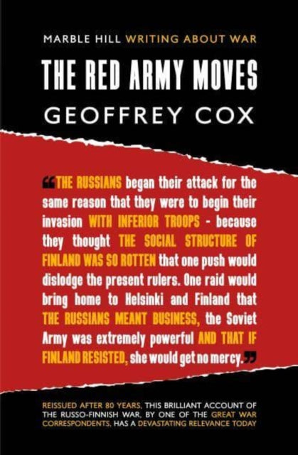 Book cover of: RED ARMY MOVES. By: Geoffrey Cox