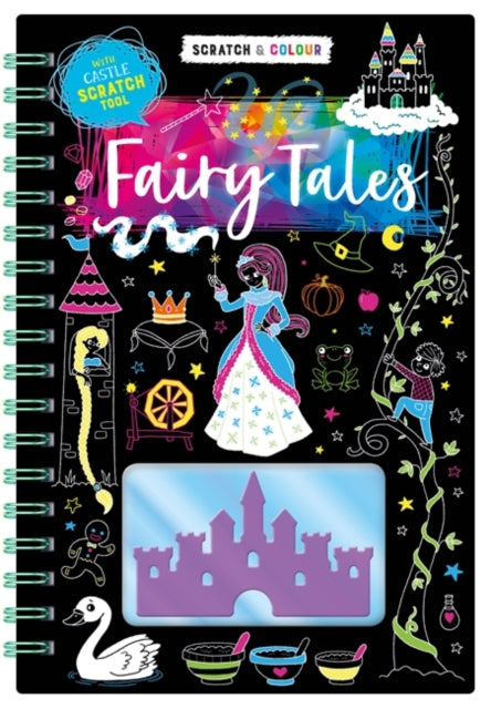 Book cover of: Scratch & Colour: Fairy Tales