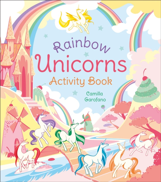Book cover of: Rainbow Unicorns Activity Book