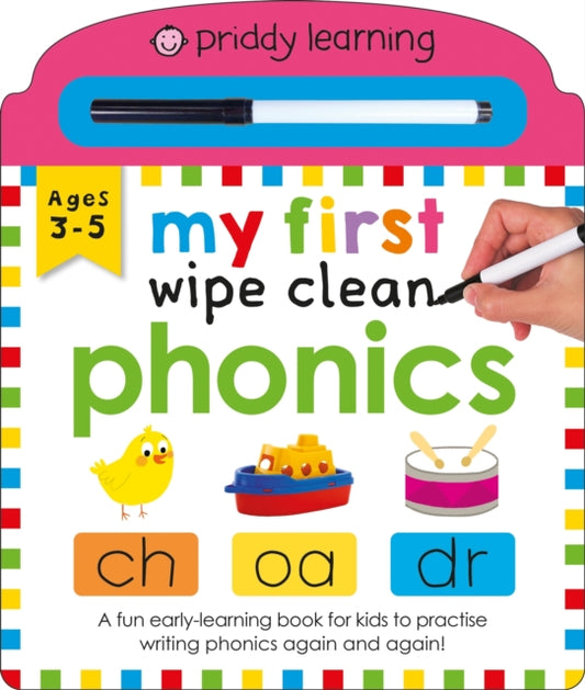 Book cover of: My First Wipe Clean: Phonics. By: BOOKS  PRIDDY
