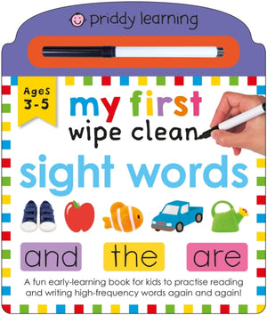 My First Wipe Clean Sight Words, A fun early-learning book for kids to practise reading and writing high-frequency words
