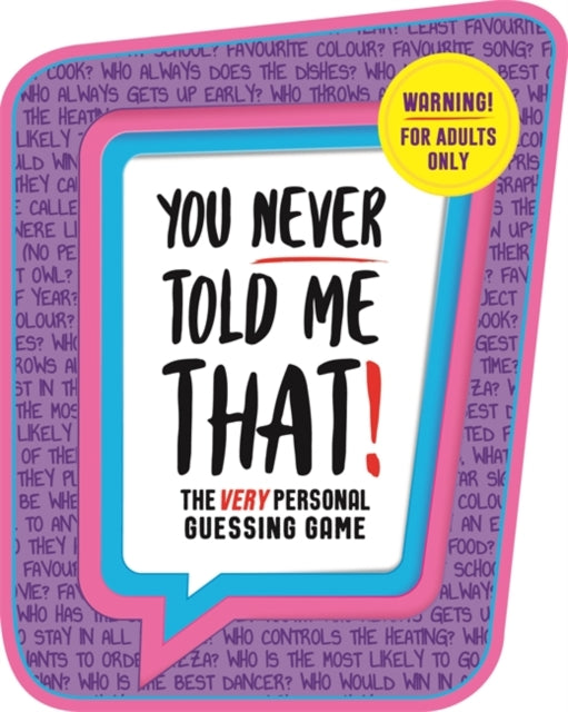 Book cover of: You Never Told Me That!. By: Igloo Books