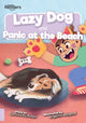 Book cover of: Lazy Dog and Panic at the Beach. By: Gemma McMullen