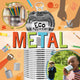 Book cover of: Metal. By: Kirsty Holmes