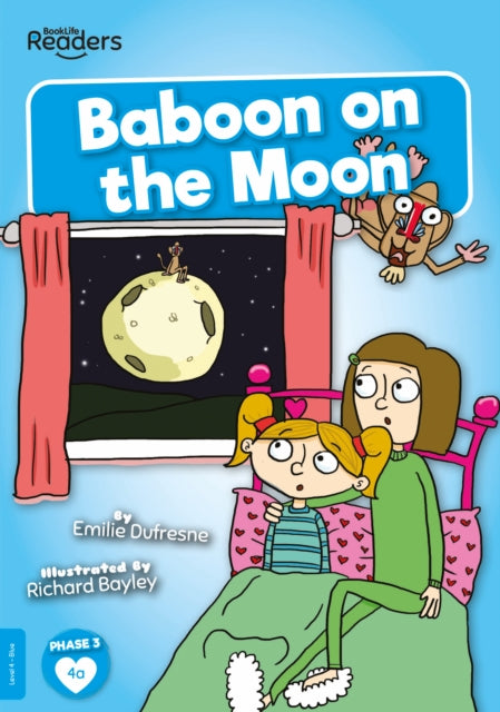 Book cover of: Baboon on the Moon. By: Emilie Dufresne