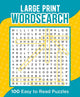 Book cover of: Large Print Wordsearch
