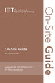 Book cover of: On-Site Guide (BS 7671:2018+A2:2022). By: The Institution of Engineering and Technology
