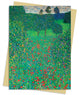 Book cover of: Gustav Klimt: Poppy Field Greeting Card Pack. By: Flame Tree Studio