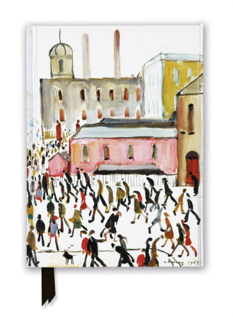 Book cover of: L.S. Lowry: Going to Work, 1959 (Foiled Journal). By: Flame Tree Studio