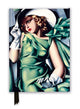 Book cover of: Tamara de Lempicka: Young Lady with Gloves, 1930 (Foiled Journal). By: Flame Tree Studio