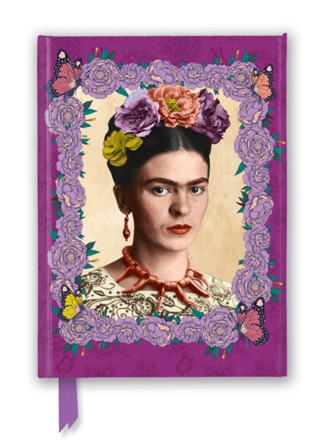 Book cover of: Frida Kahlo Purple (Foiled Journal). By: Flame Tree Studio