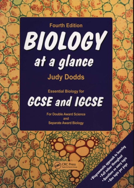 Book cover of: Biology at a Glance. By: Judy Dodds