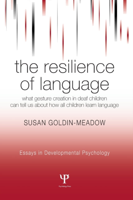 Book cover of: Resilience of Language. By: Susan Goldin-Meadow