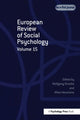 Book cover of: European Review of Social Psychology: Volume 15. By: W. Stroebe
