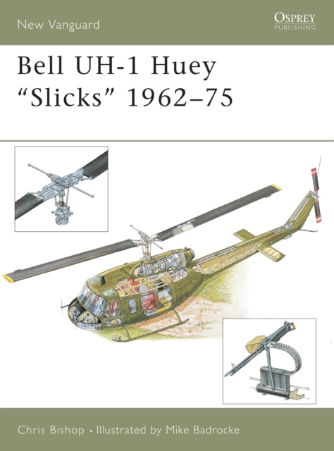 Book cover of: Bell Uh-1 Huey "Slicks" 1962-75. By: Chris Bishop