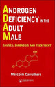 Book cover of: Androgen Deficiency in The Adult Male. By: Malcolm Carruthers
