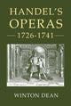 Book cover of: Handel's Operas, 1726-1741. By: Winton Dean