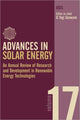 Book cover of: Advances in Solar Energy. By: D. Yogi Goswami
