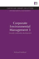 Book cover of: Corporate Environmental Management 3. By: Richard Welford