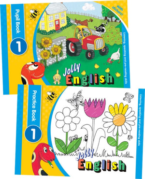 Jolly English Level 1 Pupil Set, In Precursive Letters (British English edition)