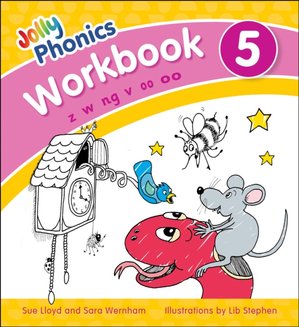 Jolly Phonics Workbook 5, in Precursive Letters (British English edition) 9781844146550 Sara Wernham