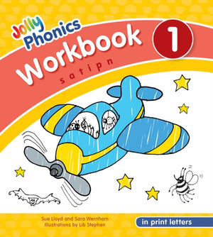 Jolly Phonics Workbook 1, In Print Letters (American English edition)