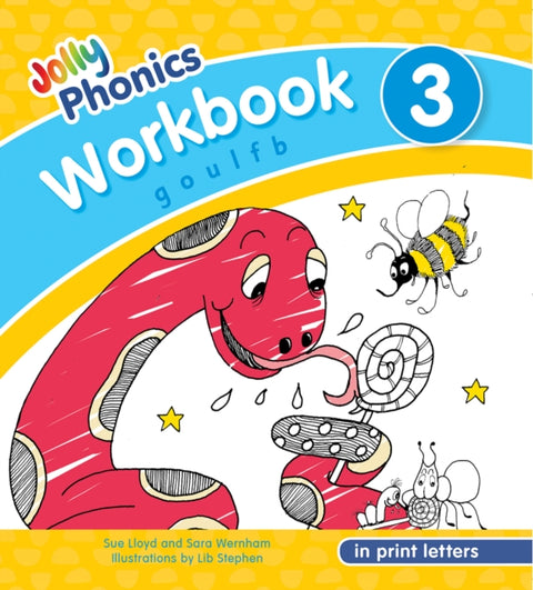 Jolly Phonics Workbook 3, in Print Letters (American English edition)