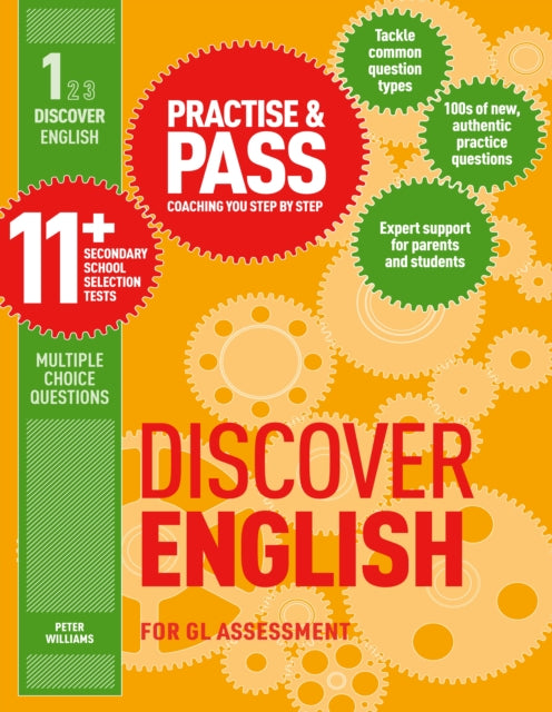 Book cover of: Practise & Pass 11+ Level One: Discover English. By: Peter Williams