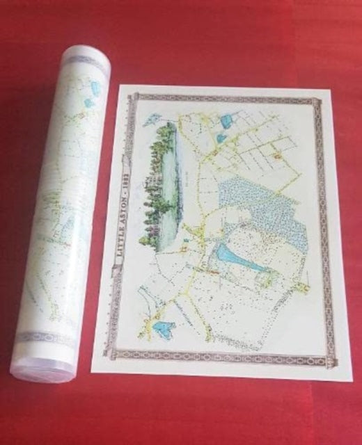Book cover of: Little Aston 1887 - Old Map Supplied Rolled in a Clear Two Part Screw Presentation Tube - Print size 45cm x 32cm