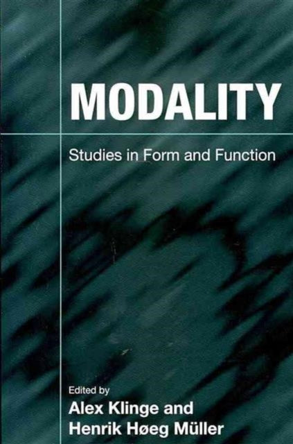 Book cover of: Modality. By: Alex Klinge