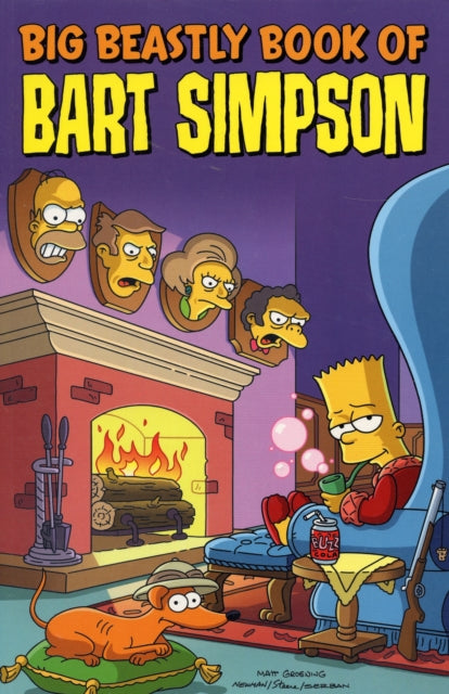 Book cover of: Simpsons Comics Presents the Big Beastly Book of Bart. By: Varios