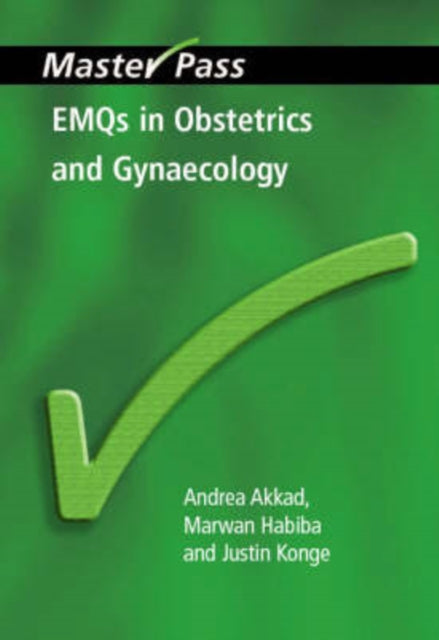 Book cover of: EMQs in Obstetrics and Gynaecology. By: Andrea Akkad